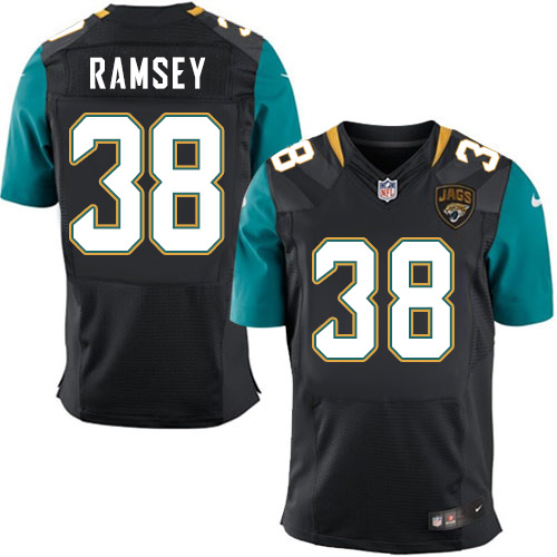 Men's Elite Jalen Ramsey Nike Jersey Black Alternate - #38 NFL Jacksonville Jaguars